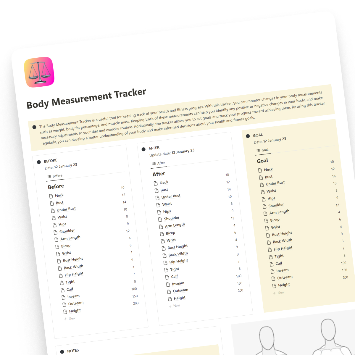 Body Measurement Tracker