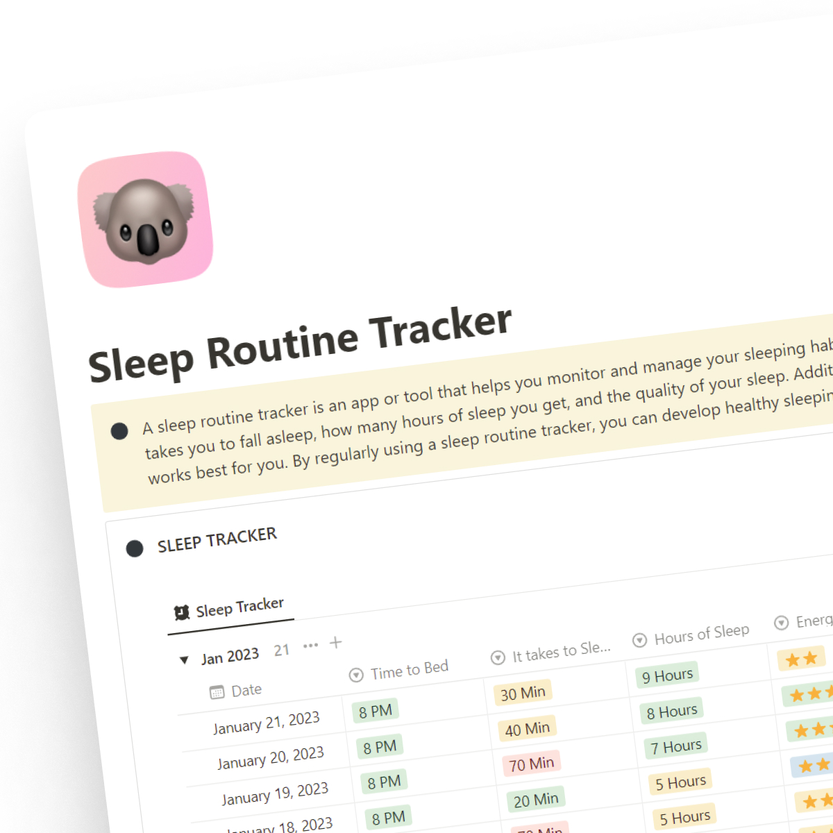 Sleep Tracker