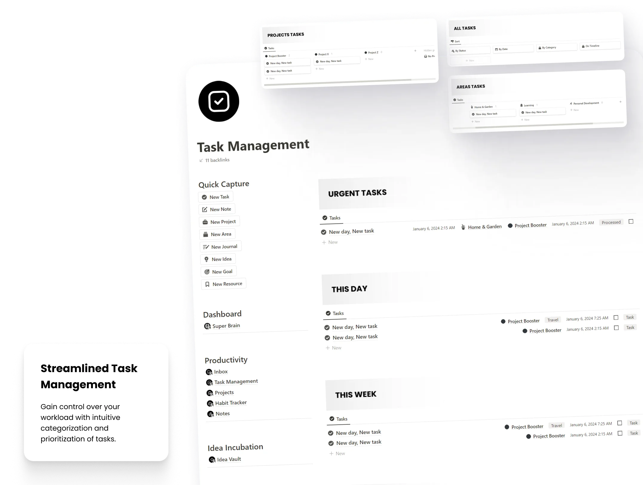 Super Notion Second Brian - Task Management