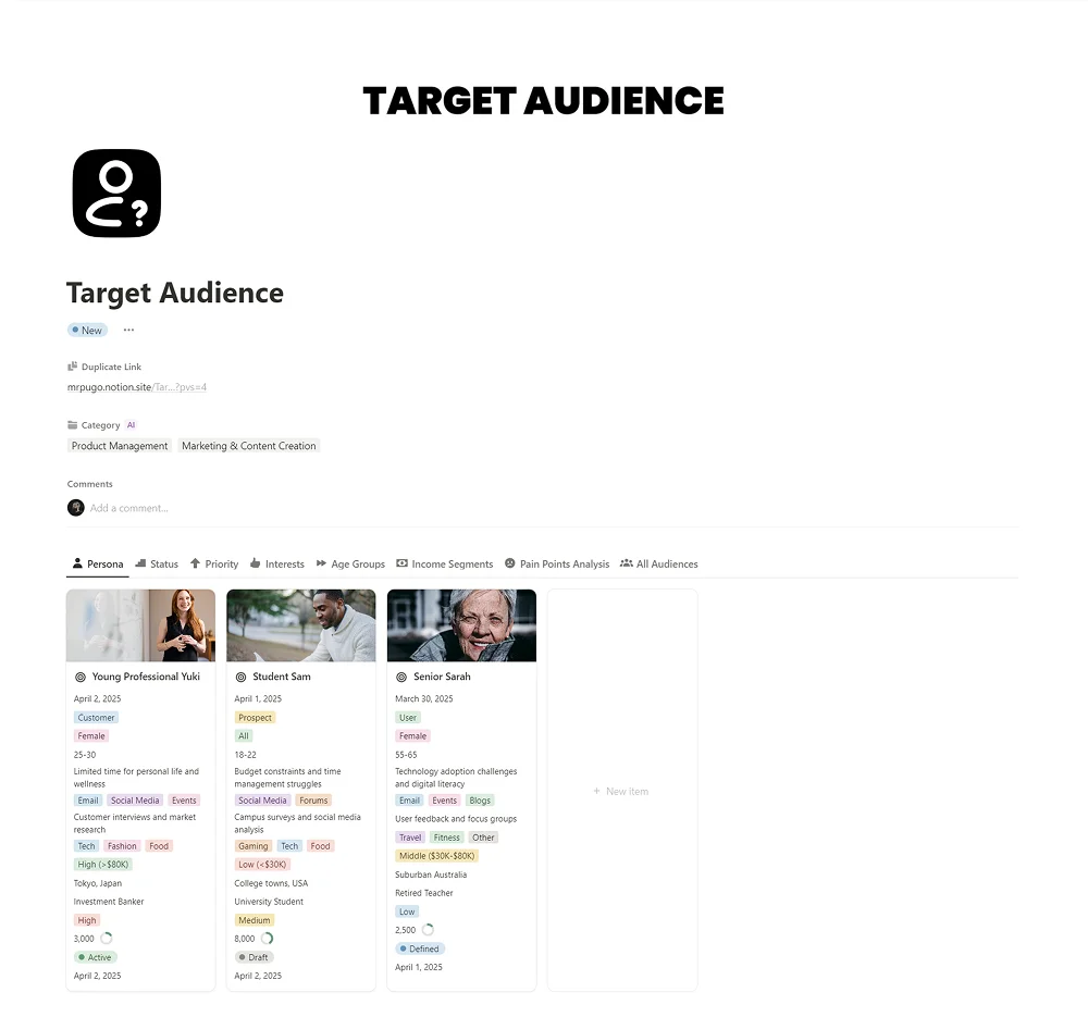 Target Audience