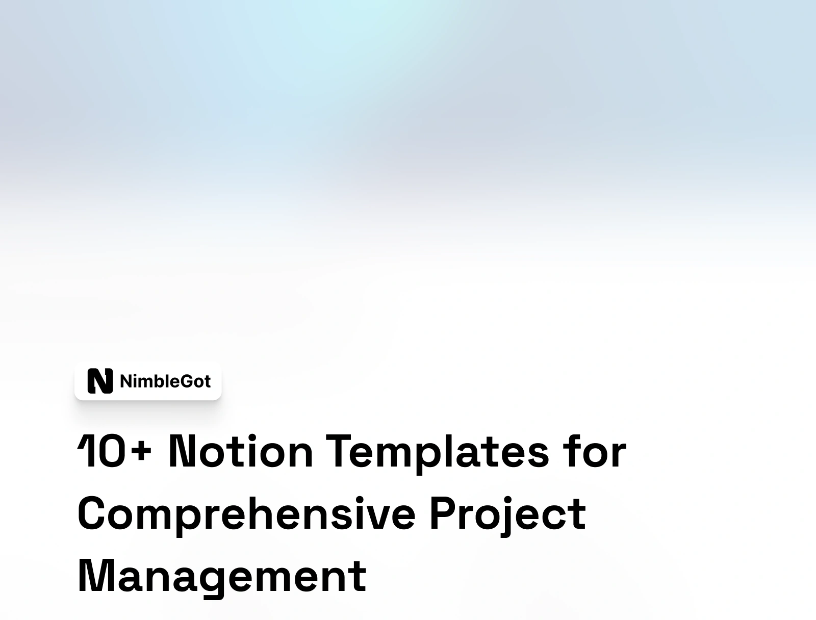 10+ Notion Templates for Comprehensive Project Management - Best Notion ...