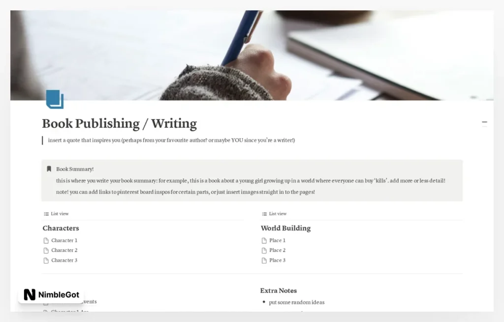 Book Publishing / Writing