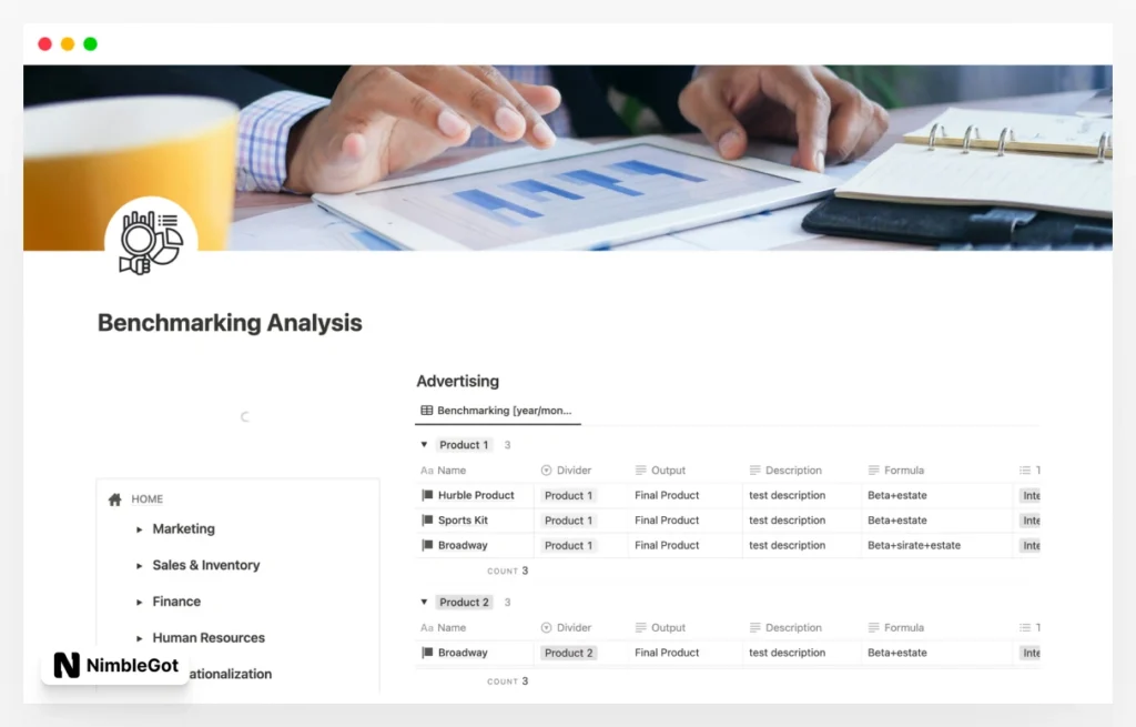 Benchmarking Analysis