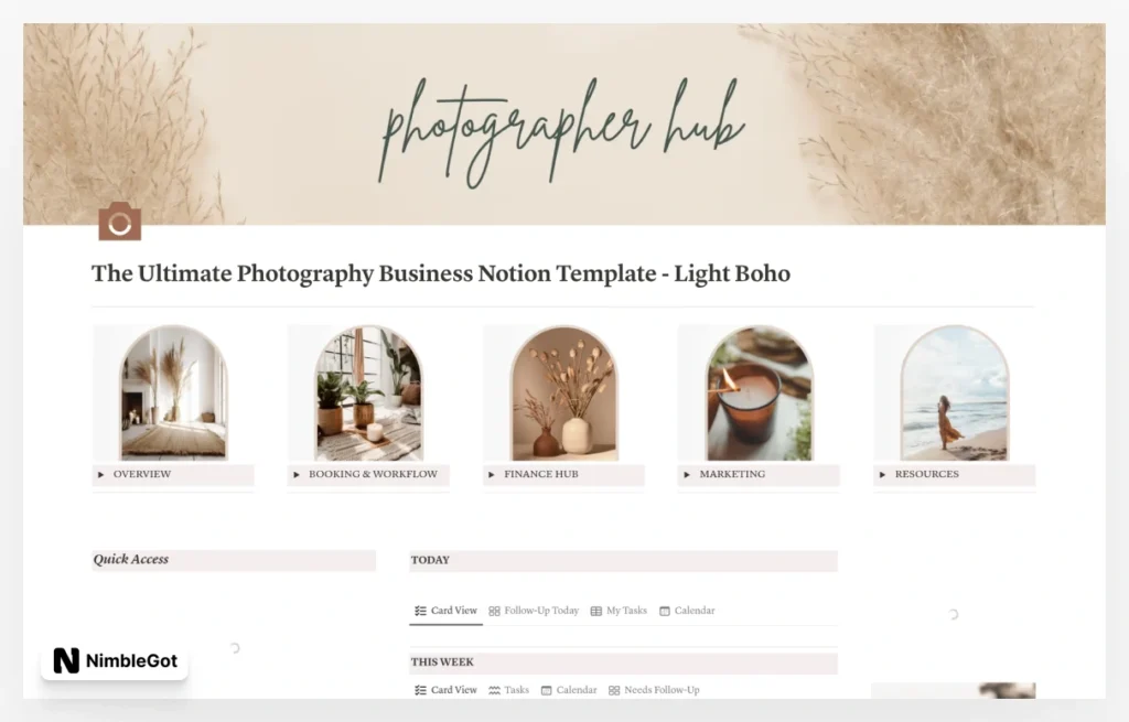 Photography Business Planner