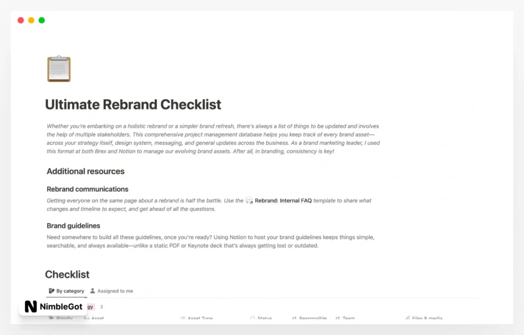 Ultimate Rebrand Project Manager