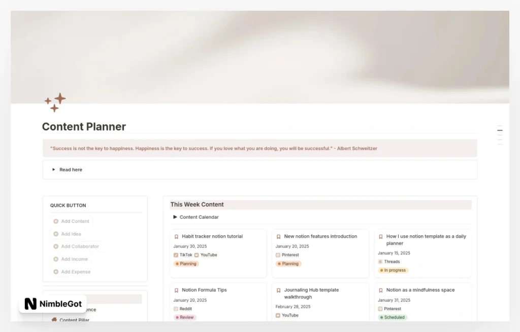 Content Planner
