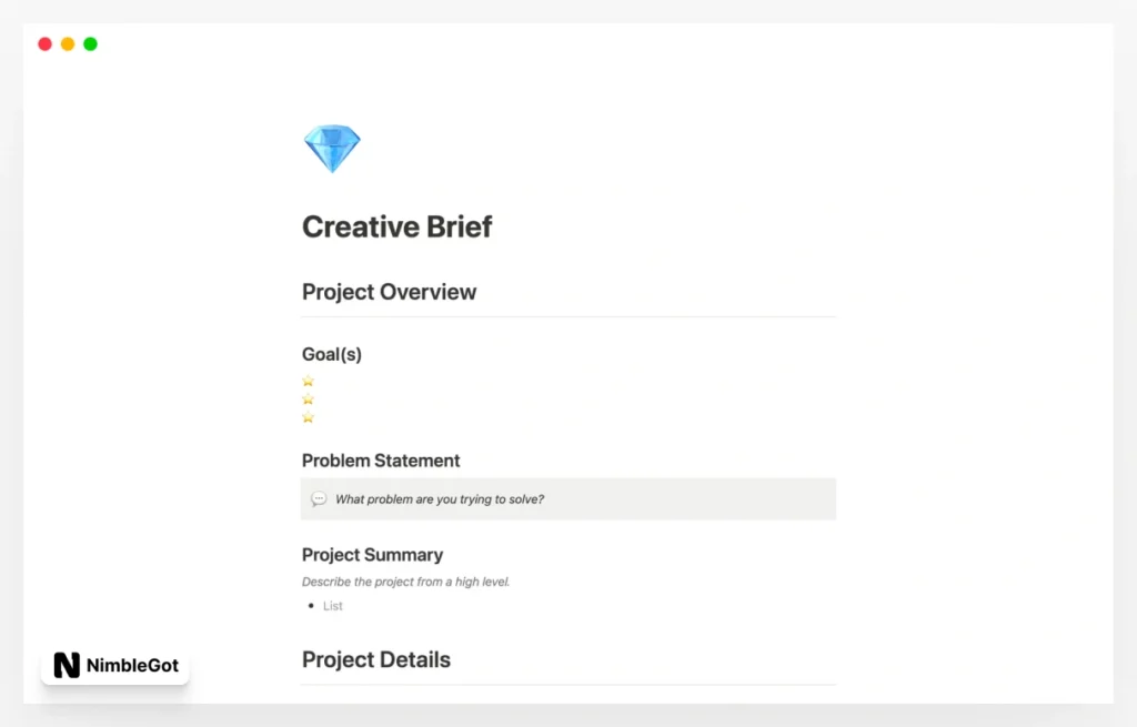 Creative Brief