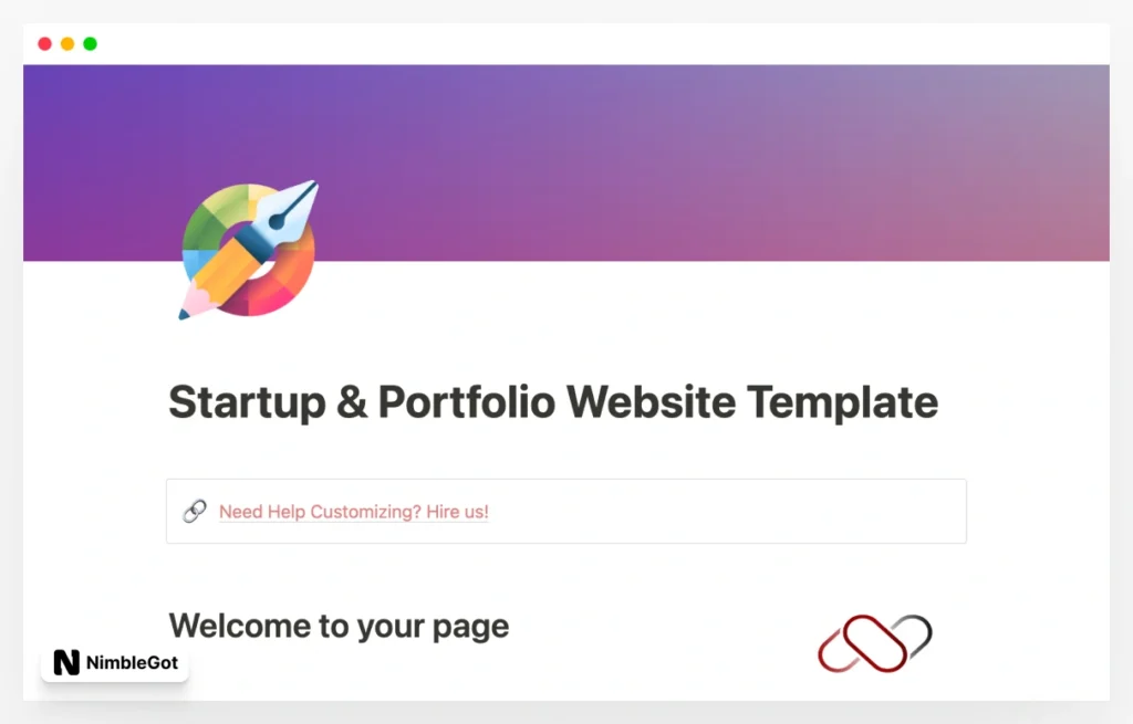 Startup & Portfolio Website Template