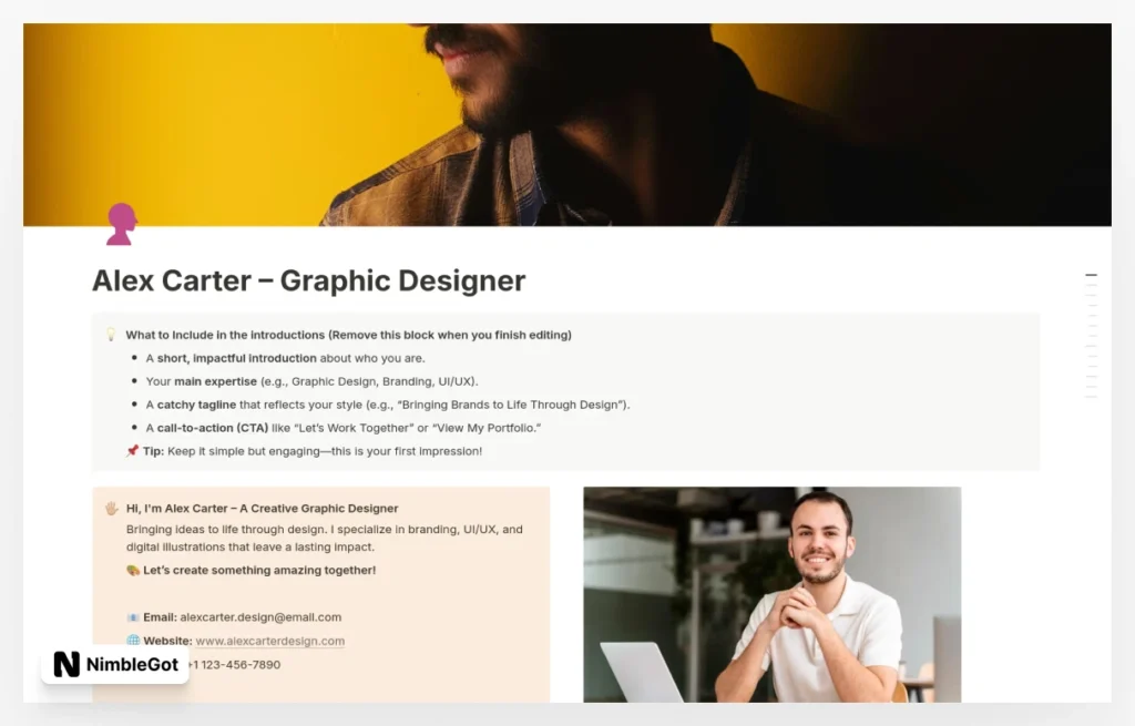 Quick & Easy Creative Portfolio