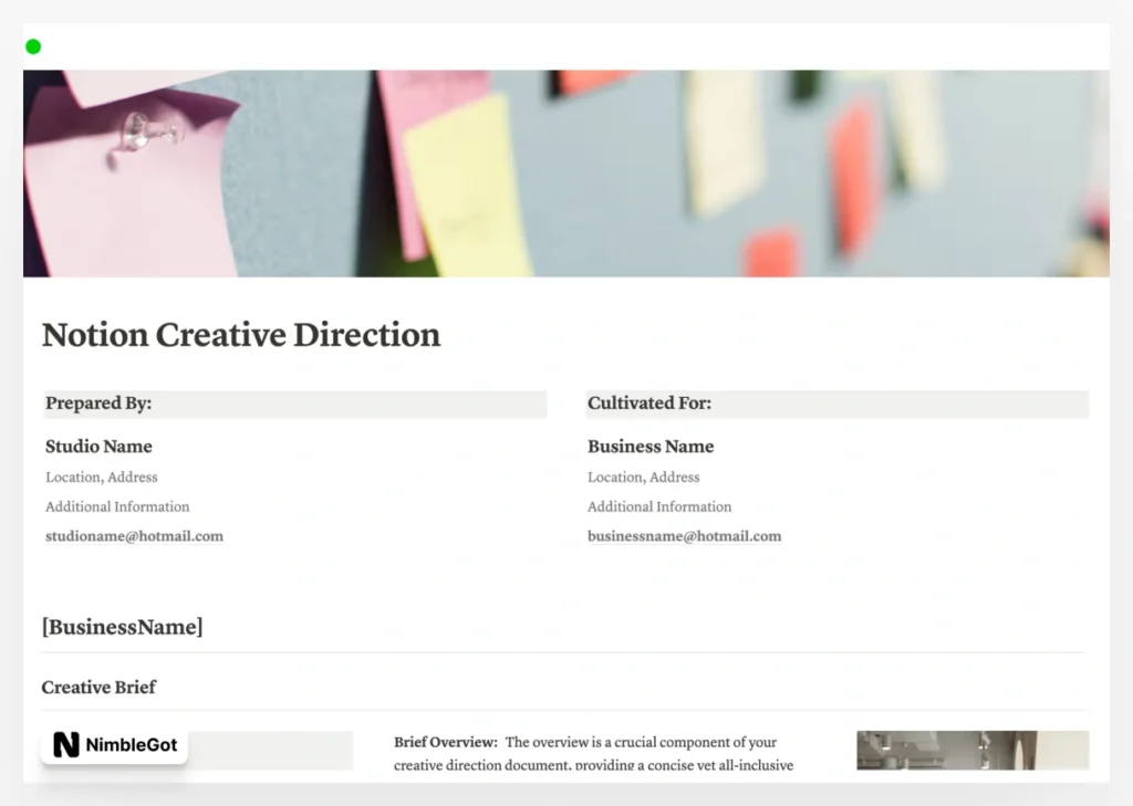 Creative Direction