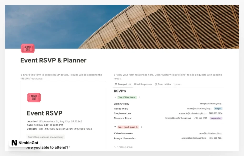 Event RSVP & Planner