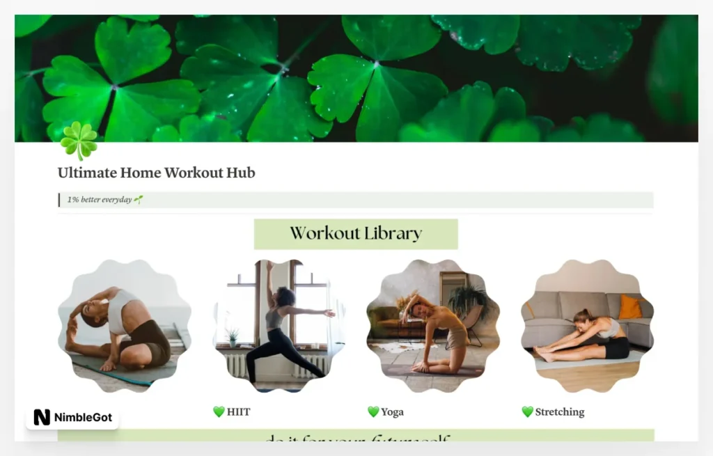 Ultimate Home Workout Hub