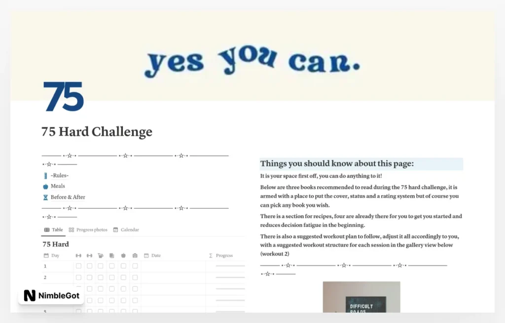 75 Hard Challenge