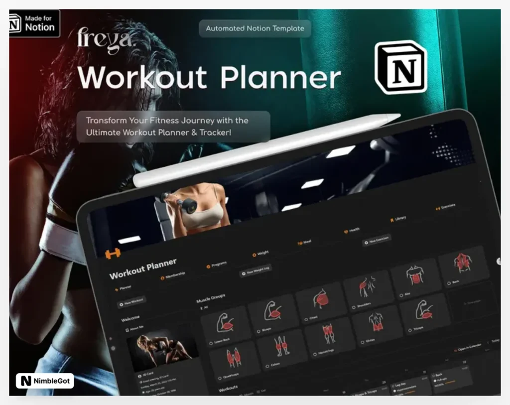 Workout Planner & Fitness Planner
