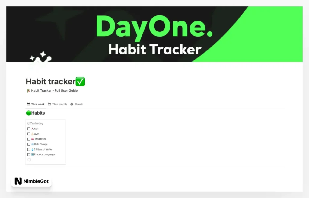 Habit Tracker
