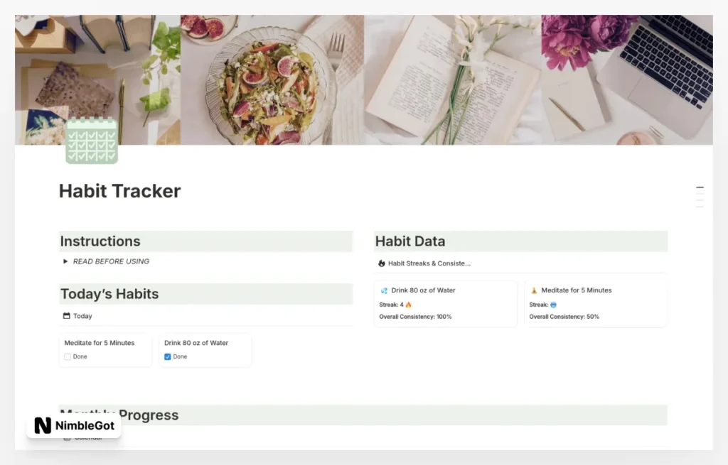 Habit Tracker: Streaks & Consistency