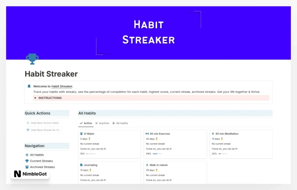 Habit Streaker
