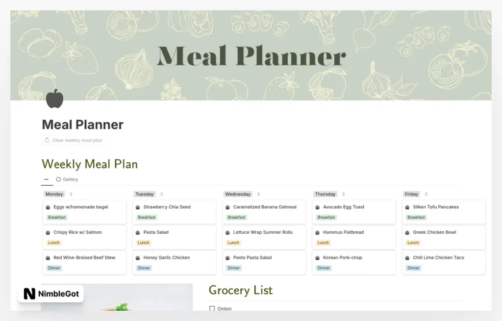 Meal Planner