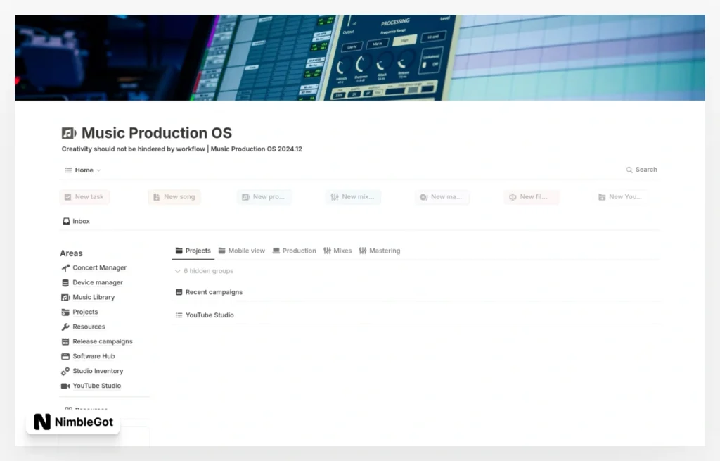 Music Production OS