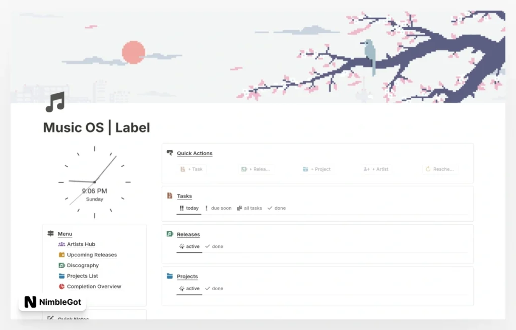 Music OS | Label - Ultimate Music Production Dashboard