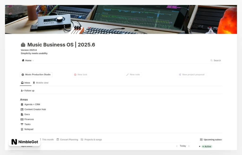Music Business OS