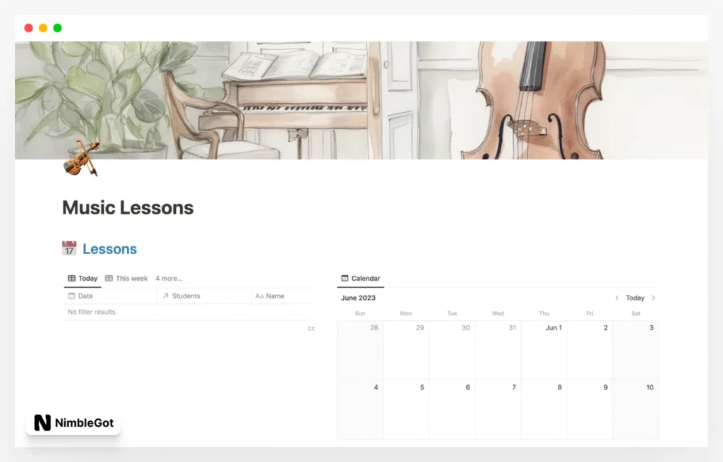 Music lessons
