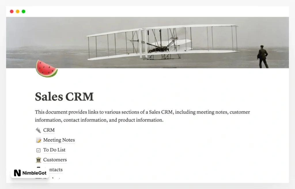 Sales CRM