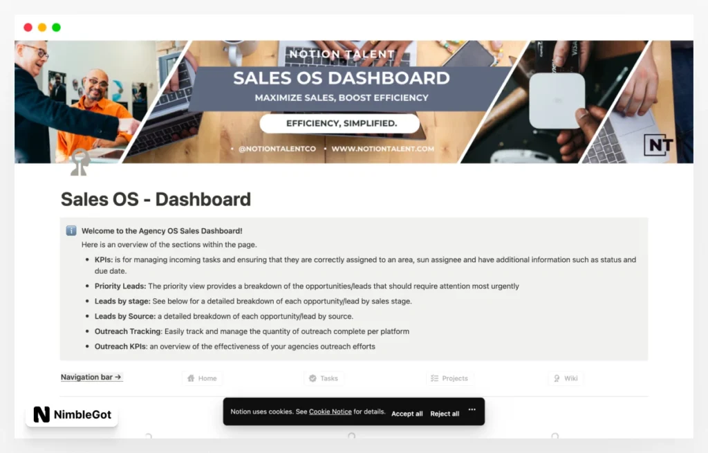 Sales OS - Dashboard