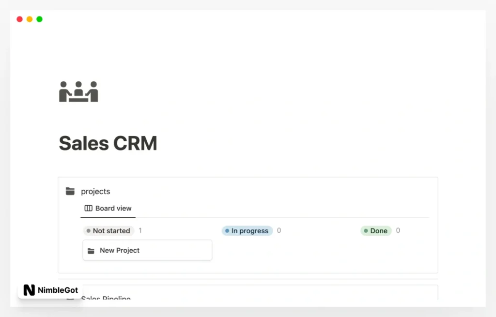 Sales CRM