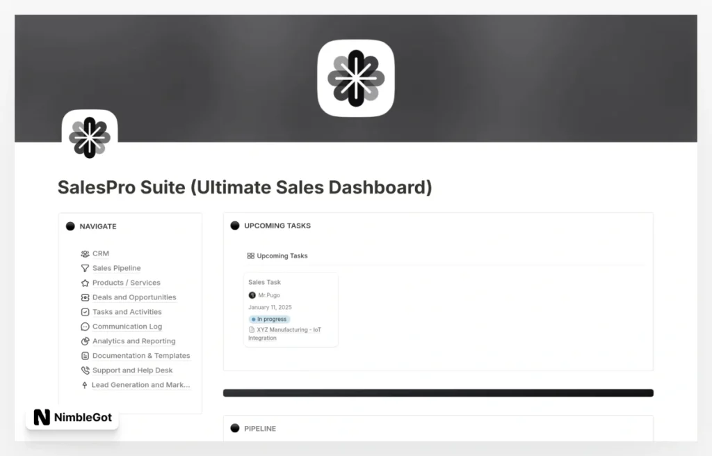 SalesPro Suite (Ultimate Sales Dashboard)