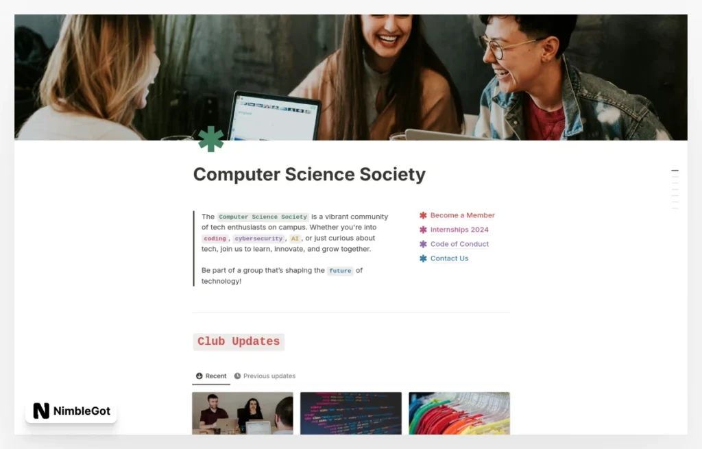 Computer Science Society (Webpage)