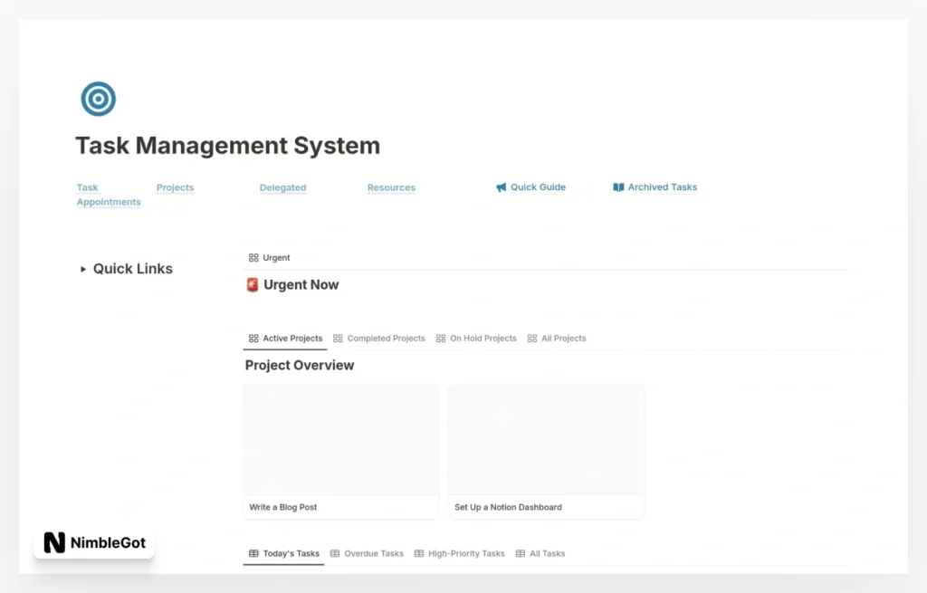 The Ultimate Task & Project Management System!