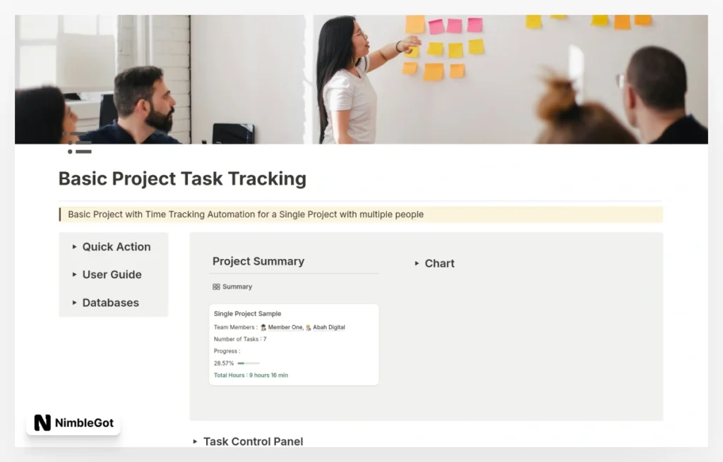 Basic Project Task Tracking