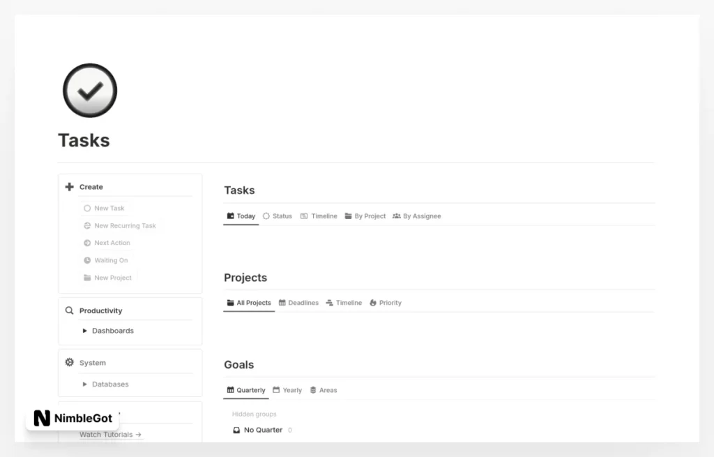 Tasks
