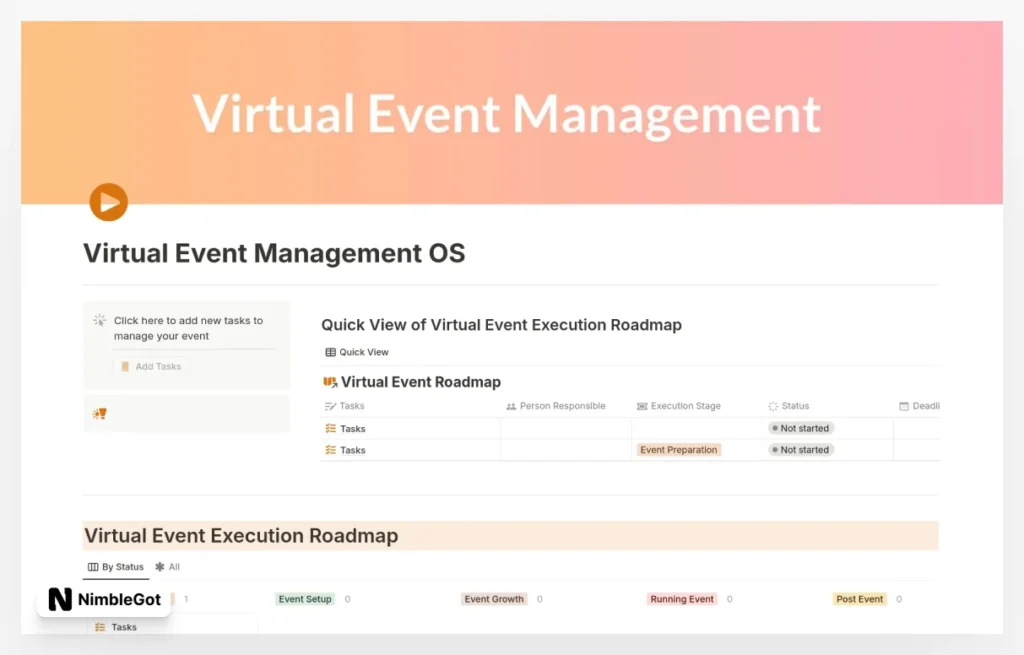 Virtual Event Management OS