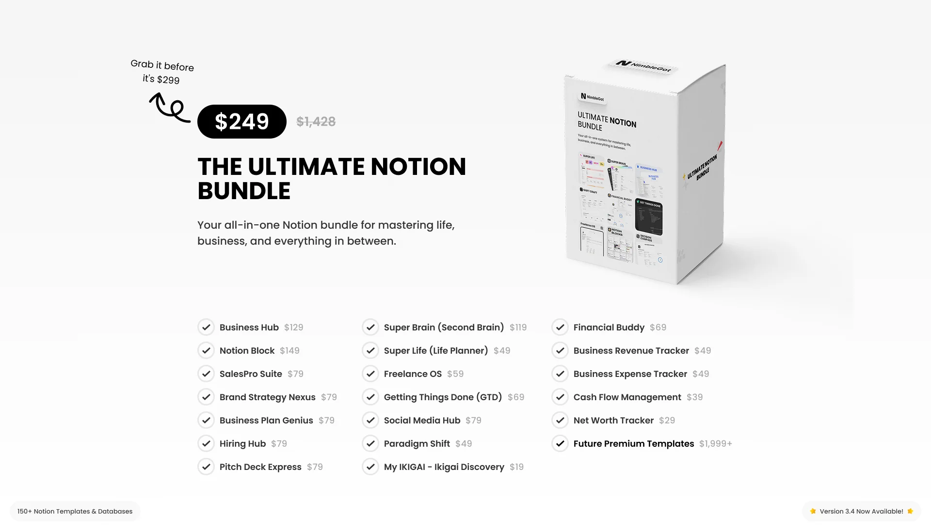 The Ultimate Premium Notion Templates Bundle