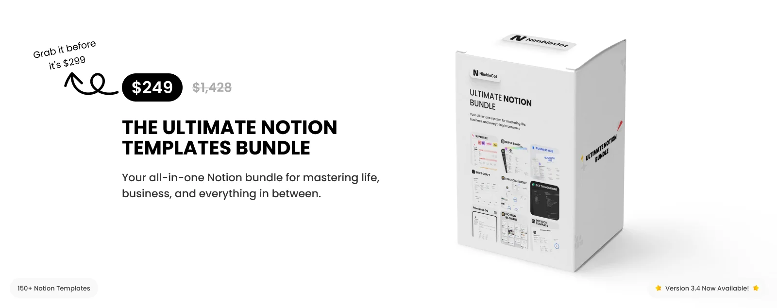 The Ultimate Premium Notion Templates Bundle