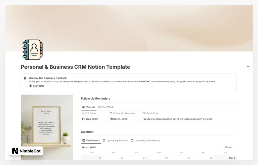 Personal & Business CRM