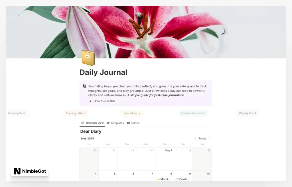 Daily journal
