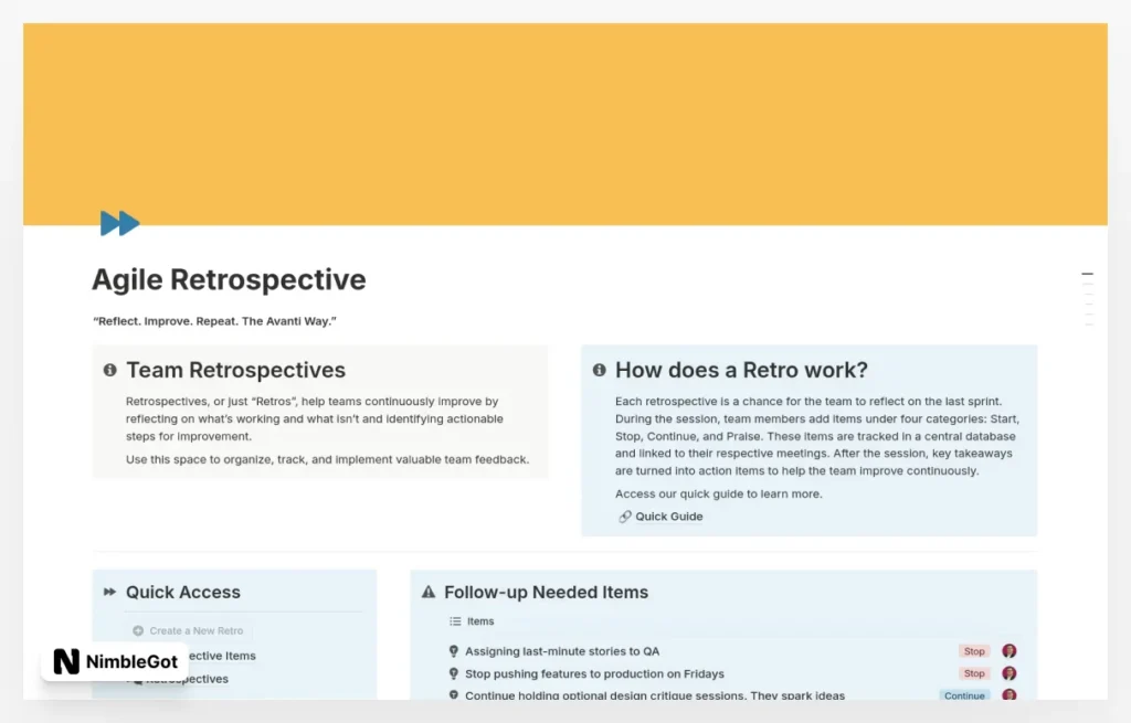 Agile Retrospective