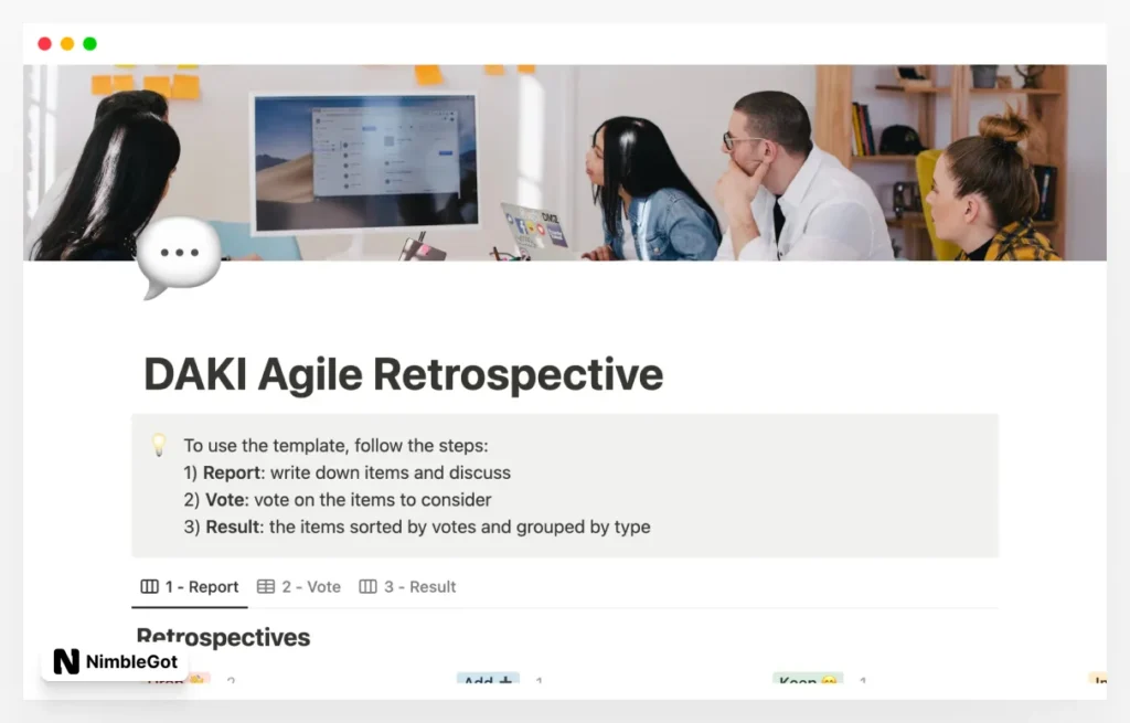 DAKI Agile Retrospective