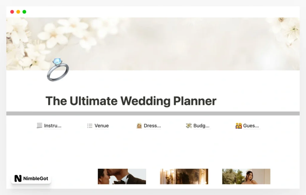 The Ultimate Wedding Planner