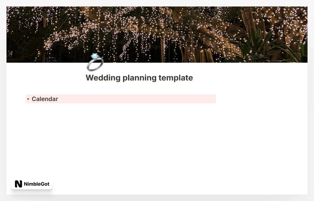 Wedding planner