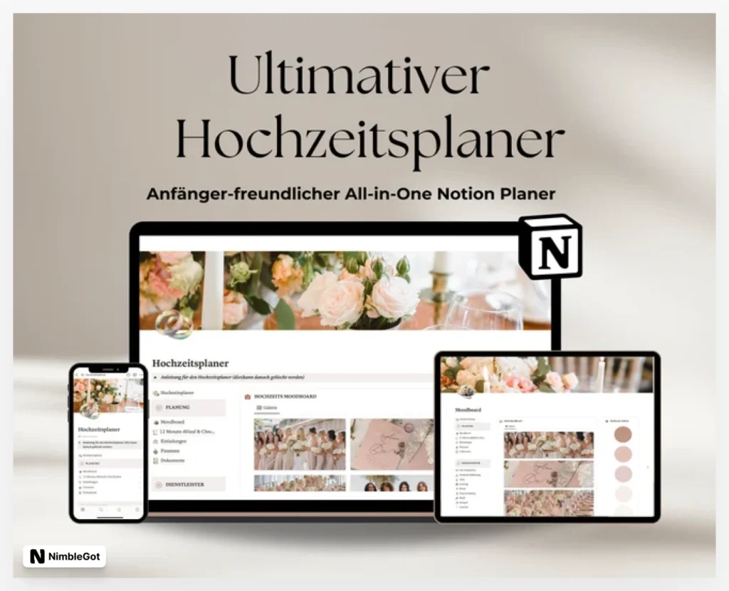 Ultimativer Hochzeitsplaner All in One