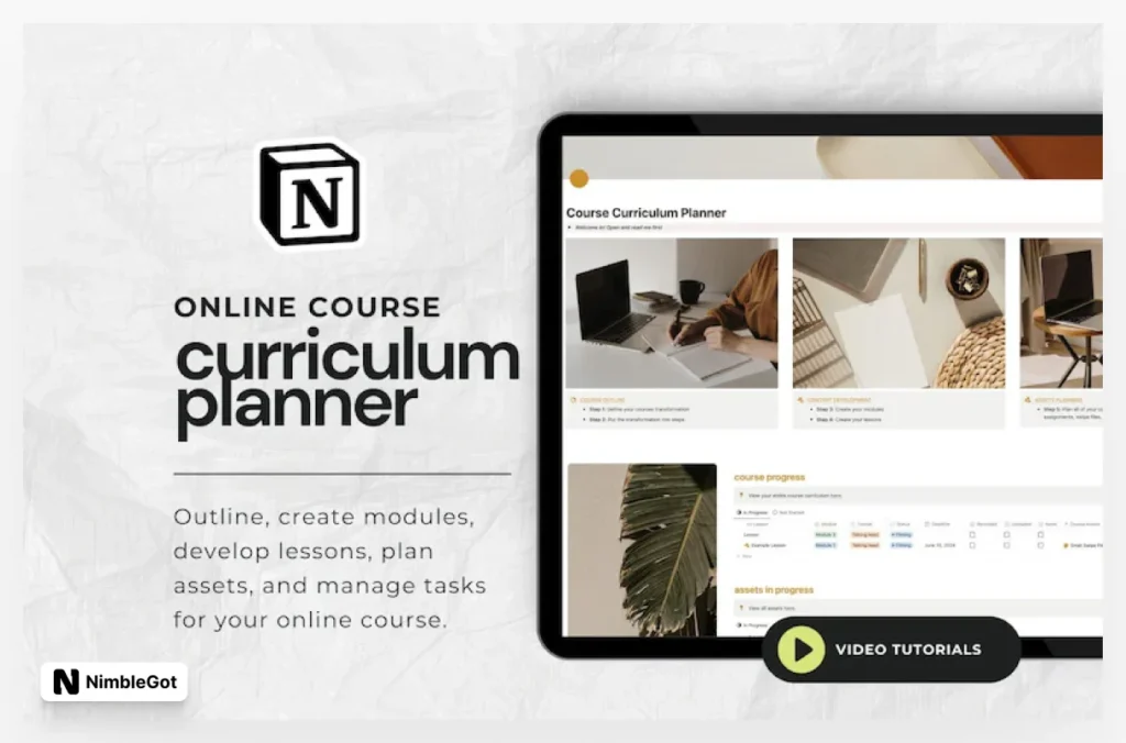 Notion Course Planner