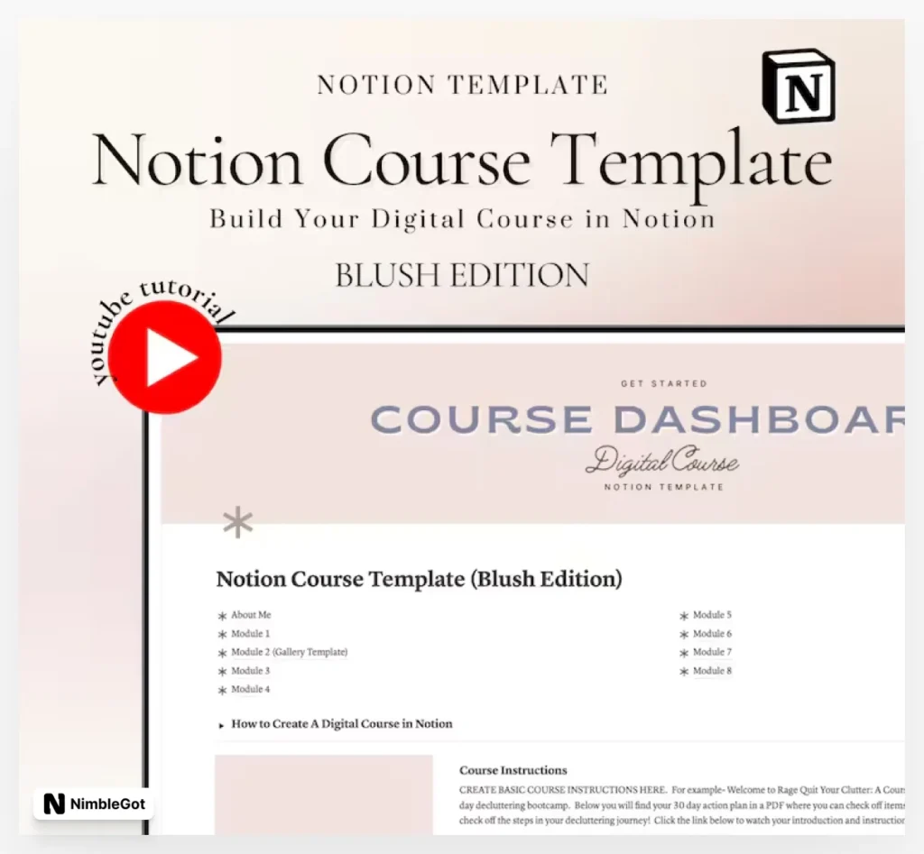 Notion Course Template
