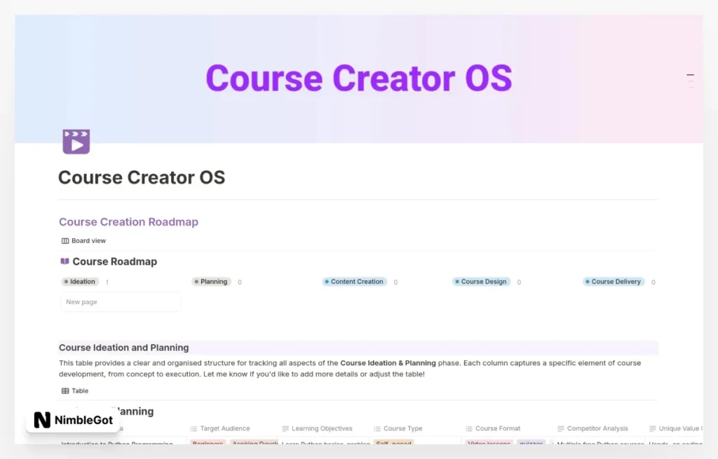 Course Creator OS