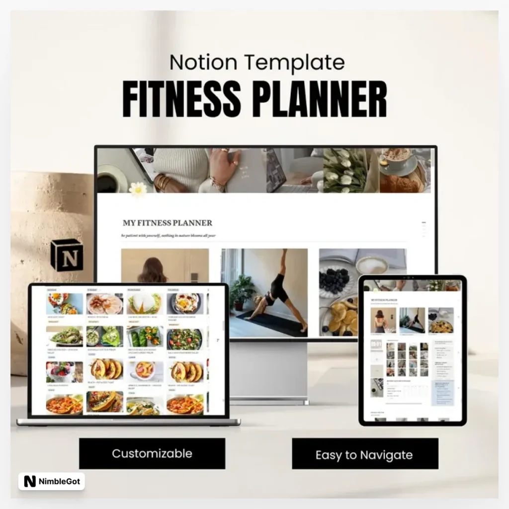 Fitness Notion Template for Workout Tracker