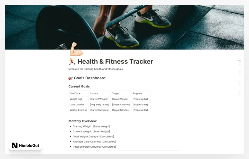 Health & Fitness Tracker