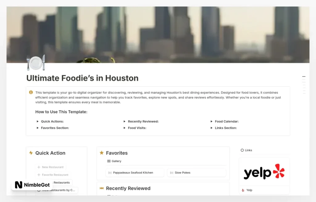 Ultimate Foodie's in Houston